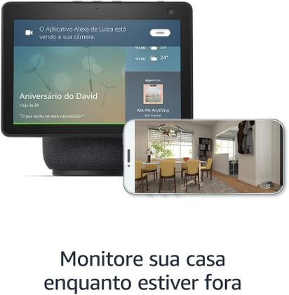 AMAZON ECHO SHOW 10 (PRETO, 3ª GERAÇÃO) - Smart Display - Magazine