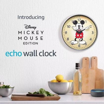 【希少】echo wall clock, Mickey Mouse エディション Amazon Echo Wall Clock Disney Mickey Mouse Edition Com Alexa