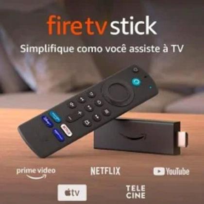 Amazon Fire Tv Stick 3 Geração Full Hd 1080p - Streaming
