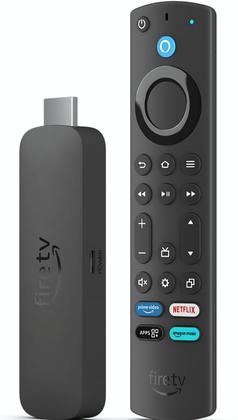 Amazon Fire TV Stick 4K Max 2ª Geração 16GB, WiFi 6E Sistema Fire