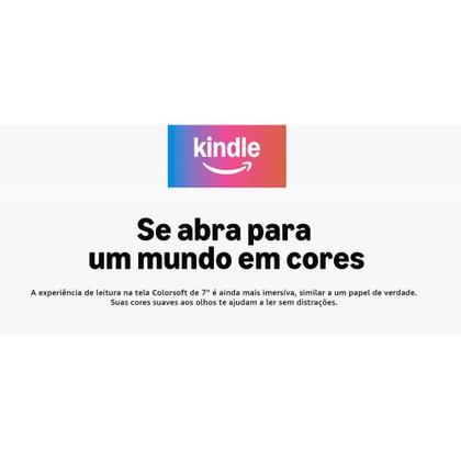Imagem de Amazon Kindle Colorsoft Signature Edition com Tela 7,05" Antirreflexo, 32 GB, Preto