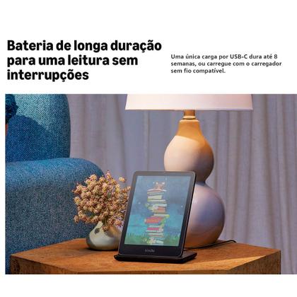 Imagem de Amazon Kindle Colorsoft Signature Edition com Tela 7,05" Antirreflexo, 32 GB, Preto