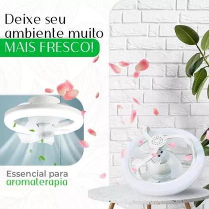 Imagem de Ambiente Personalizado: Luminária Ventilador Teto Led 50W