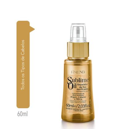 Imagem de Amend Millenar Óleos Egípcios Masc 300ml + Óleo Elixir Nutritivo 75ml + Sublime Oil 60ml