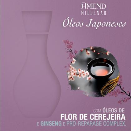 Imagem de Amend Millenar Óleos Japoneses Sh 300ml + Cond 300ml + Masc 300ml + Balm Selante 180ml
