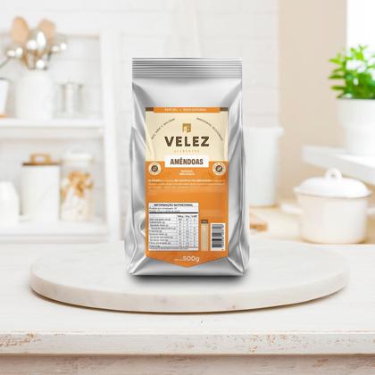 Imagem de Amendoa Sem Casca Crua Velez 500G