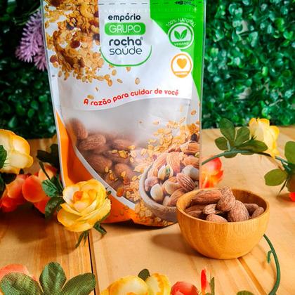 Imagem de Amêndoas Torradas Com Sal 100% Natural Alta Qualidade 100g