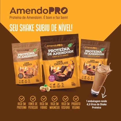Imagem de AmendoPro Shake de Proteína de Amendoim Paçoca