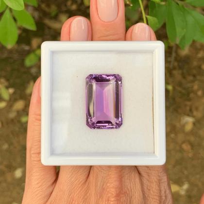 Imagem de Ametista Baguete Retangular 23,26ct