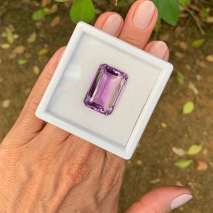 Imagem de Ametista Baguete Retangular 23,26ct