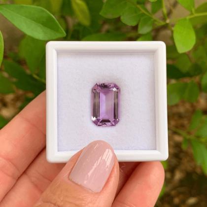 Imagem de Ametista Baguete Retangular 6,02ct