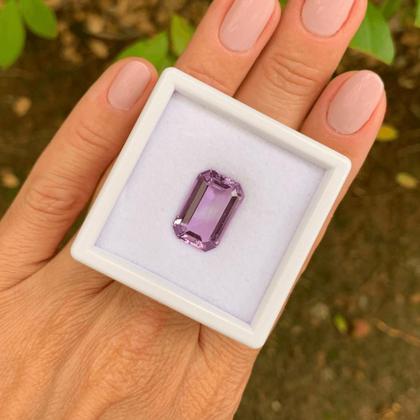 Imagem de Ametista Baguete Retangular 6,02ct