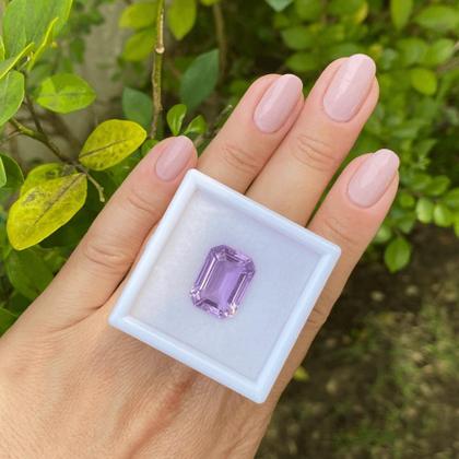 Imagem de Ametista Lilás Retangular 11,28ct