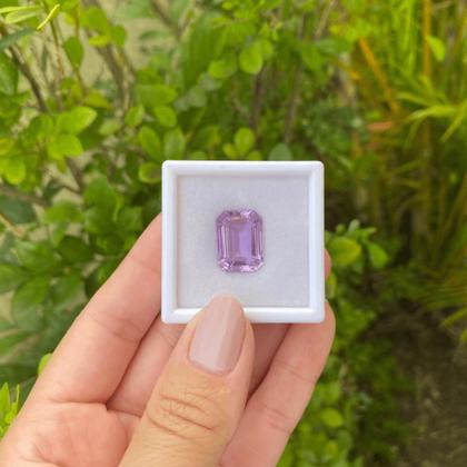 Imagem de Ametista Lilás Retangular 11,28ct
