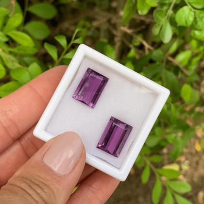 Imagem de Ametista Retangular Par 12,55ct