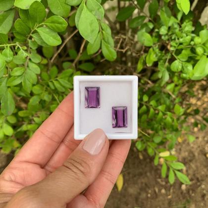 Imagem de Ametista Retangular Par 12,55ct