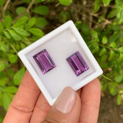 Imagem de Ametista Retangular Par 12,55ct
