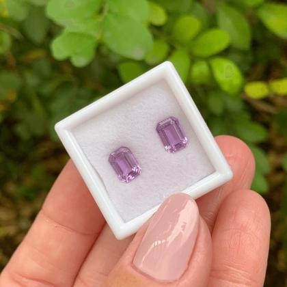 Imagem de Ametista Retangular Par 1,87ct