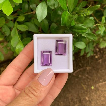 Imagem de Ametista Retangular Par 19,09ct