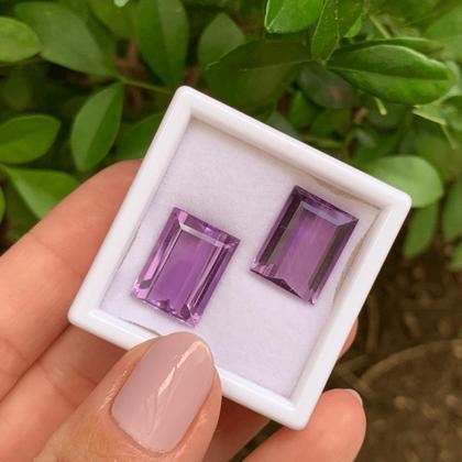 Imagem de Ametista Retangular Par 19,09ct