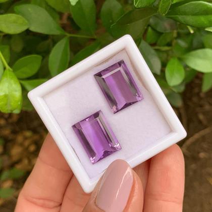 Imagem de Ametista Retangular Par 19,09ct