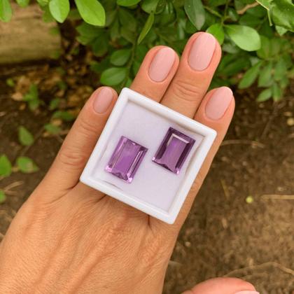 Imagem de Ametista Retangular Par 19,09ct