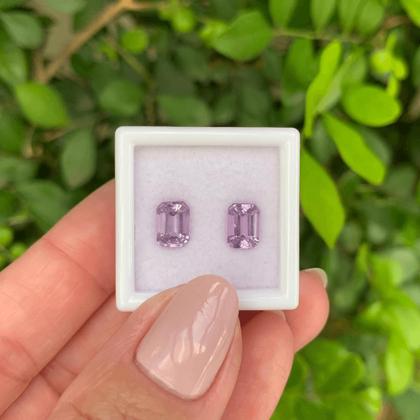 Imagem de Ametista Retangular Par 1,95ct