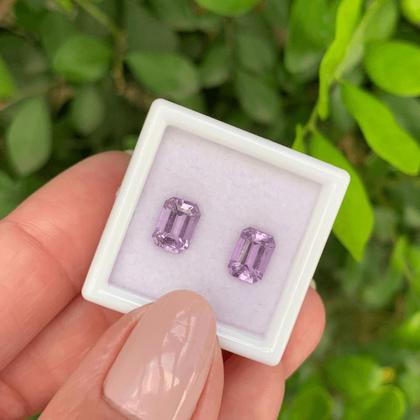 Imagem de Ametista Retangular Par 1,95ct