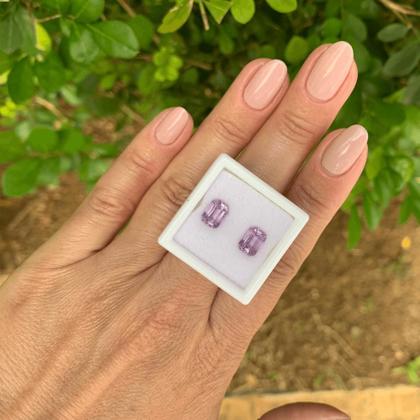 Imagem de Ametista Retangular Par 2,11ct