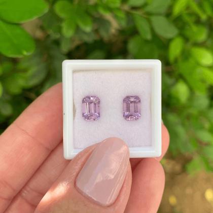 Imagem de Ametista Retangular Par 2,11ct