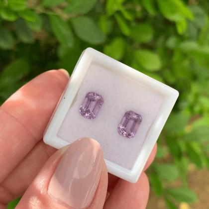 Imagem de Ametista Retangular Par 2,11ct