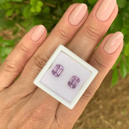 Imagem de Ametista Retangular Par 2,11ct