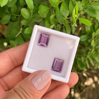 Imagem de Ametista Retangular Par 7,39ct
