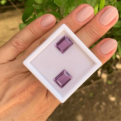 Imagem de Ametista Retangular Par 7,39ct