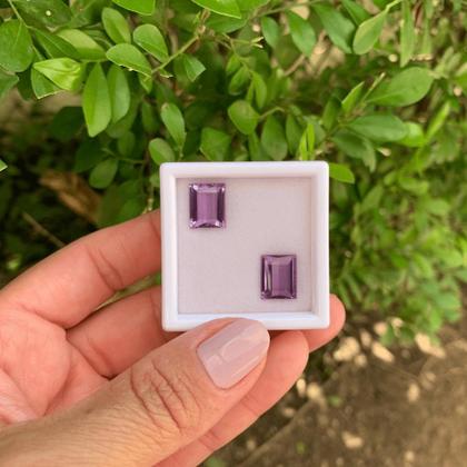 Imagem de Ametista Retangular Par 7,39ct