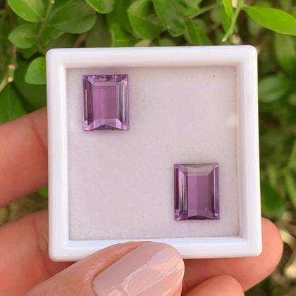 Imagem de Ametista Retangular Par 7,39ct