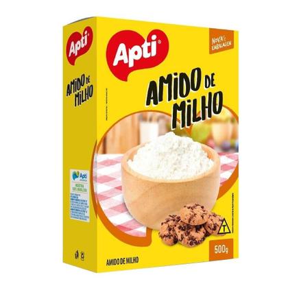 Imagem de Amido de Milho Apti 500g - Embalagem com 12 Unidades
