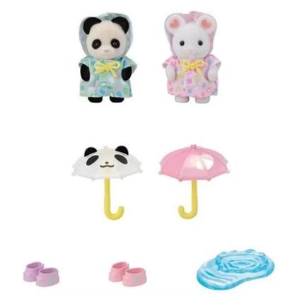 Imagem de Amigos Do Jardim Da Infancia - Caminhando Na Chuva - Sylvanian Families