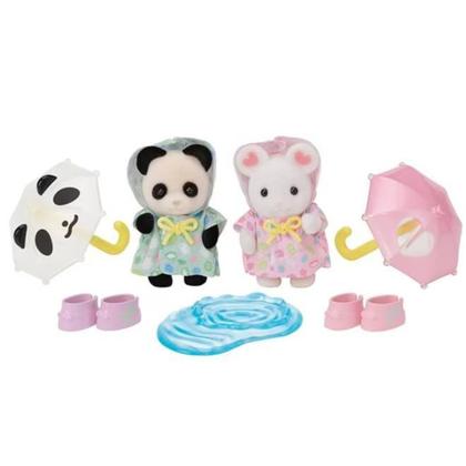 Imagem de Amigos Do Jardim Da Infancia - Caminhando Na Chuva - Sylvanian Families