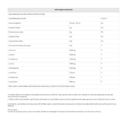 Imagem de Aminnu 30 Sachês 10g (300g) Central Nutrition