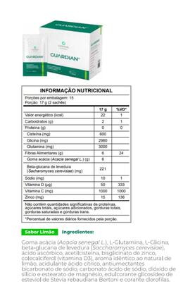 Imagem de Aminnu Eaas 10g + Guardian 8,5g- Limão- Central Nutrition