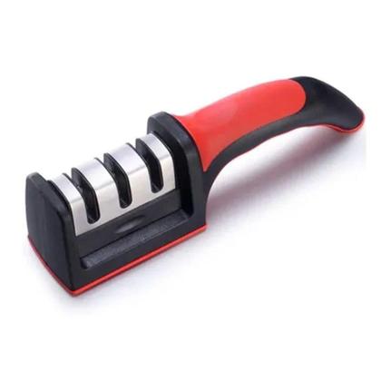 Imagem de Amolador Afiador De Facas 3 Opções De Afiar Profissional