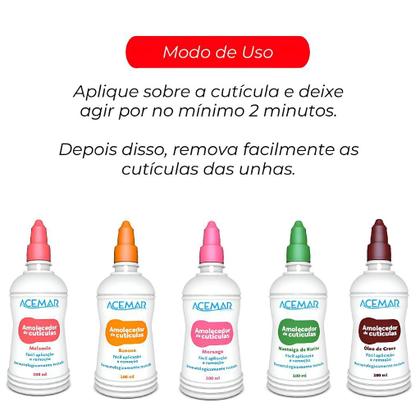 Imagem de Amolecedor de Cutículas Acemar Manteiga de Karité 100ml