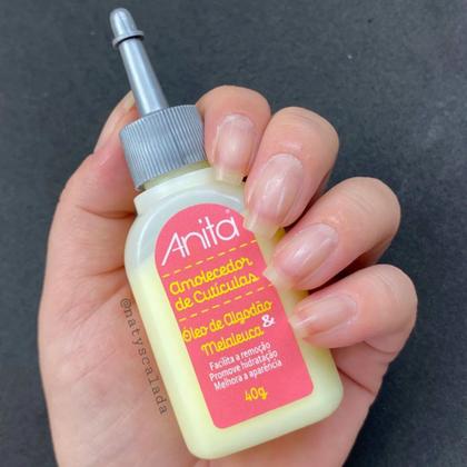 Imagem de Amolecedor de cutículas com Óleo de algodão e Melaleuca 40g Anita