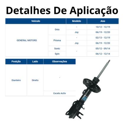 Imagem de Amortecedor Dianteiro Nakata Onix Prisma 2012 a 2019