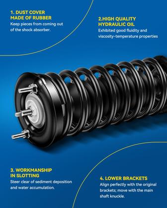 Imagem de Amortecedor Front Complete Struts para Fusion, Milan