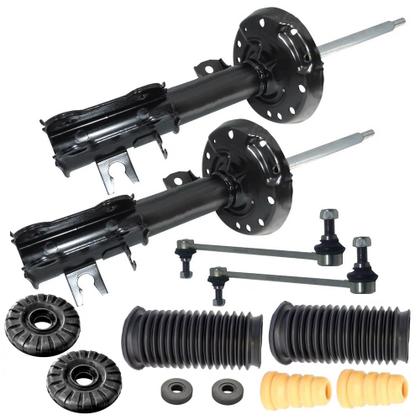 Imagem de Amortecedor + Kit Batente + Bieleta Chevrolet Onix Dianteira 2013 Até 2019 O Par