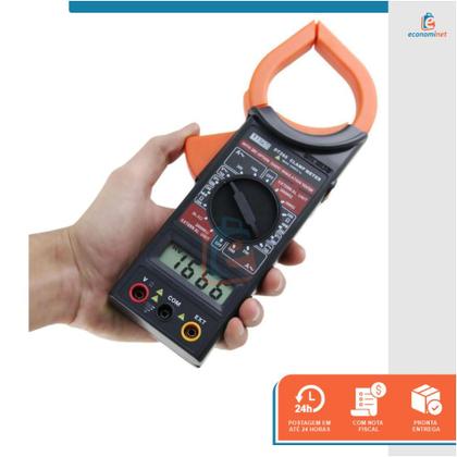 Imagem de Amperímetro com Visor Digital Modelo Alicate DT266