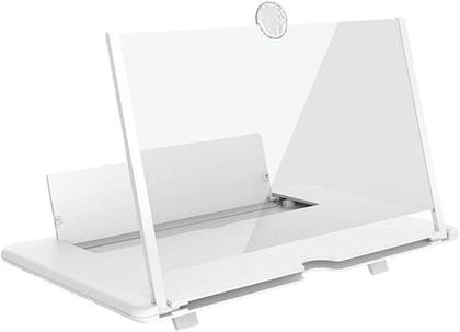 Imagem de Ampliador de Tela HD 12"dobrável 4X Suporte de Suporte Vídeos - BRANCO