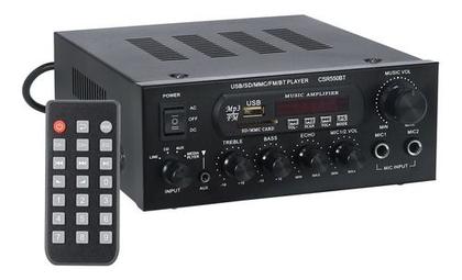 Imagem de Amplificador Ambiente Bluetooth Profissional Csr 550bt Fm Bivolt 12v